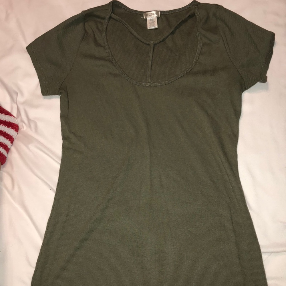I am selling a funky green shirt.
